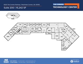 6025 The Corners Pky, Peachtree Corners, GA en alquiler Plano de la planta- Imagen 1 de 1