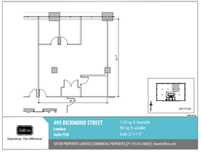 495 Richmond St, London, ON en alquiler Plano de la planta- Imagen 1 de 1