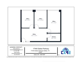 17440 N Dallas Pky, Dallas, TX en alquiler Plano de la planta- Imagen 1 de 1