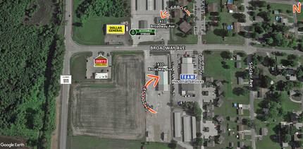 410 Broadway Ave, South Roxana, IL - VISTA AÉREA  vista de mapa