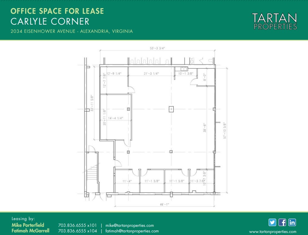 2034 Eisenhower Ave, Alexandria, VA en alquiler Plano de la planta- Imagen 1 de 1