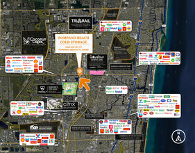 1400 SW 1st Ct, Pompano Beach, FL - vista aérea  vista de mapa