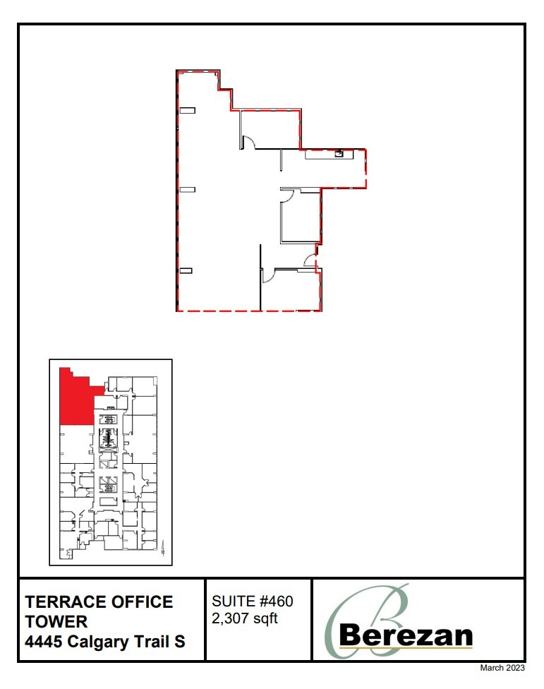 4445 Calgary Trl, Edmonton, AB en alquiler Plano de la planta- Imagen 1 de 1