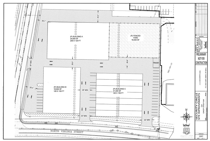 Security Cir, Reno, NV en alquiler - Plano del sitio - Imagen 3 de 7