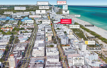 1475 Collins Ave, Miami Beach, FL - VISTA AÉREA  vista de mapa - Image1