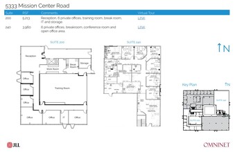 5333 Mission Center Rd, San Diego, CA en alquiler Plano de la planta- Imagen 1 de 1