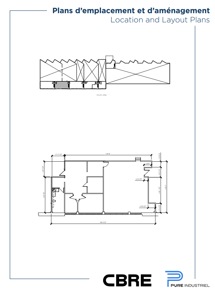 2181-2211 Rue Léon-Harmel, Québec, QC en alquiler Plano de la planta- Imagen 1 de 1