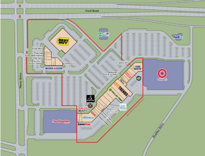 15851-16351 Ford Rd, Dearborn, MI en alquiler Plano del sitio- Imagen 1 de 1