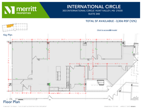 303 International Cir, Hunt Valley, MD en alquiler Plano de la planta- Imagen 1 de 1