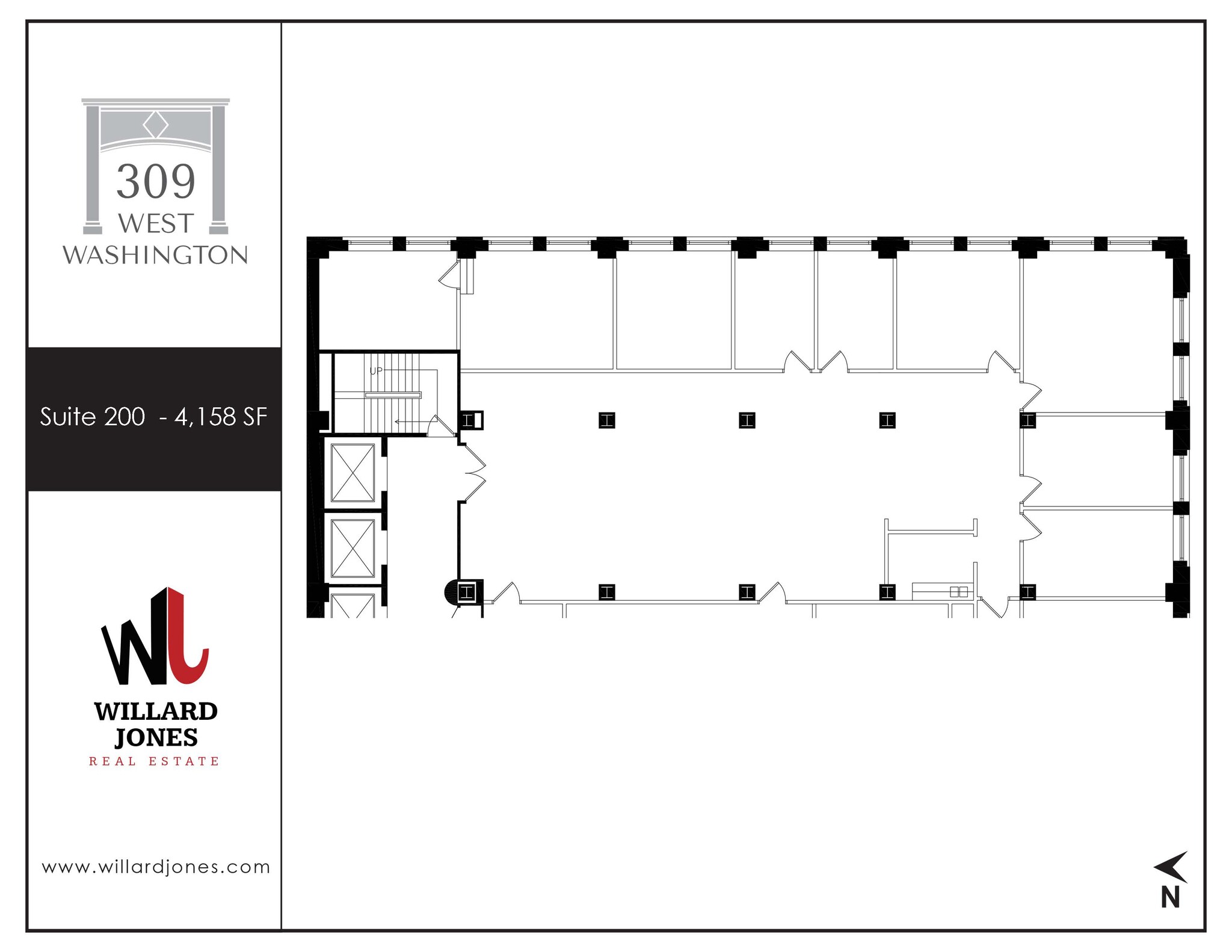 309 W Washington St, Chicago, IL en alquiler Plano de la planta- Imagen 1 de 1