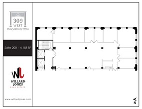 309 W Washington St, Chicago, IL en alquiler Plano de la planta- Imagen 1 de 1