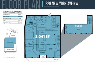 1229 New York Ave NW, Washington, DC en venta Plano de la planta- Imagen 1 de 1