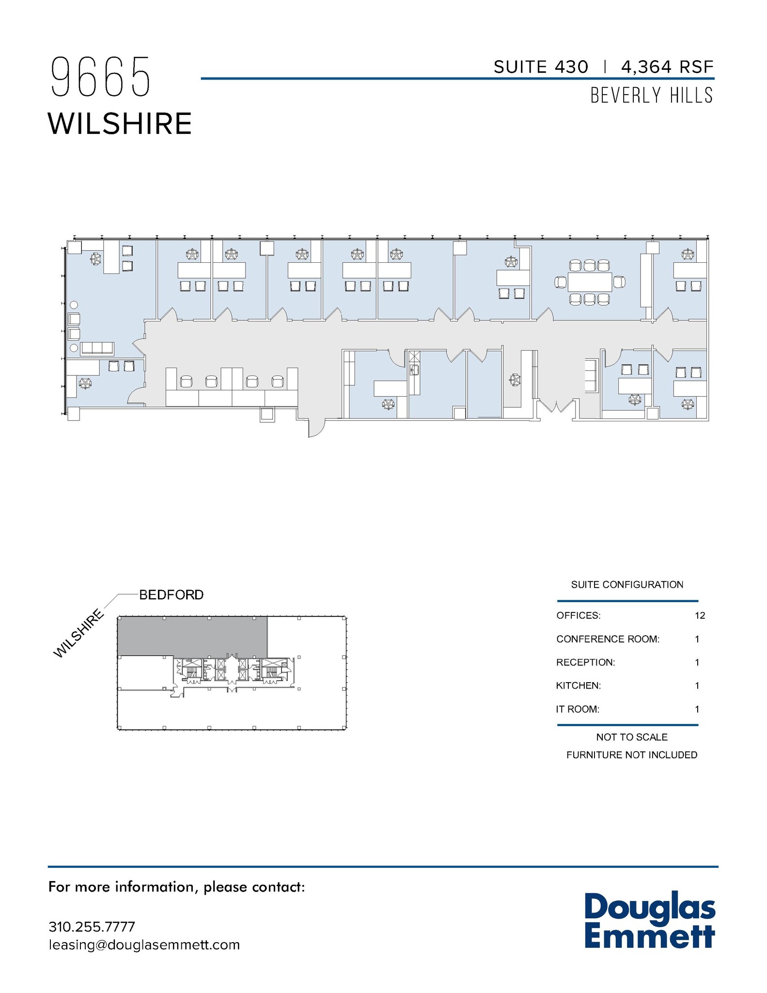 9665 Wilshire Blvd, Beverly Hills, CA en alquiler Plano de la planta- Imagen 1 de 1