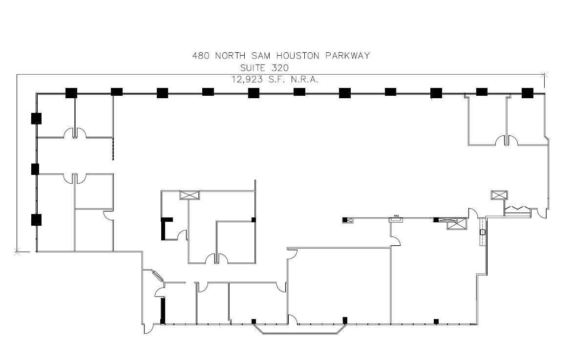 480 N Sam Houston Pky E, Houston, TX en alquiler Plano de la planta- Imagen 1 de 1