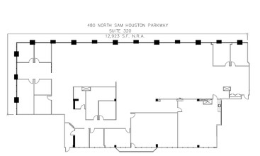 480 North Belt Fwy, Houston, TX en venta Plano de la planta- Imagen 1 de 1