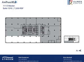 111 E Wacker Dr, Chicago, IL en alquiler Plano de la planta- Imagen 1 de 1