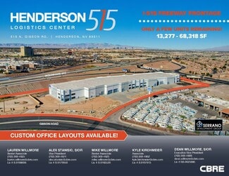 Más detalles para 515 N Gibson Rd, Henderson, NV - Nave en alquiler