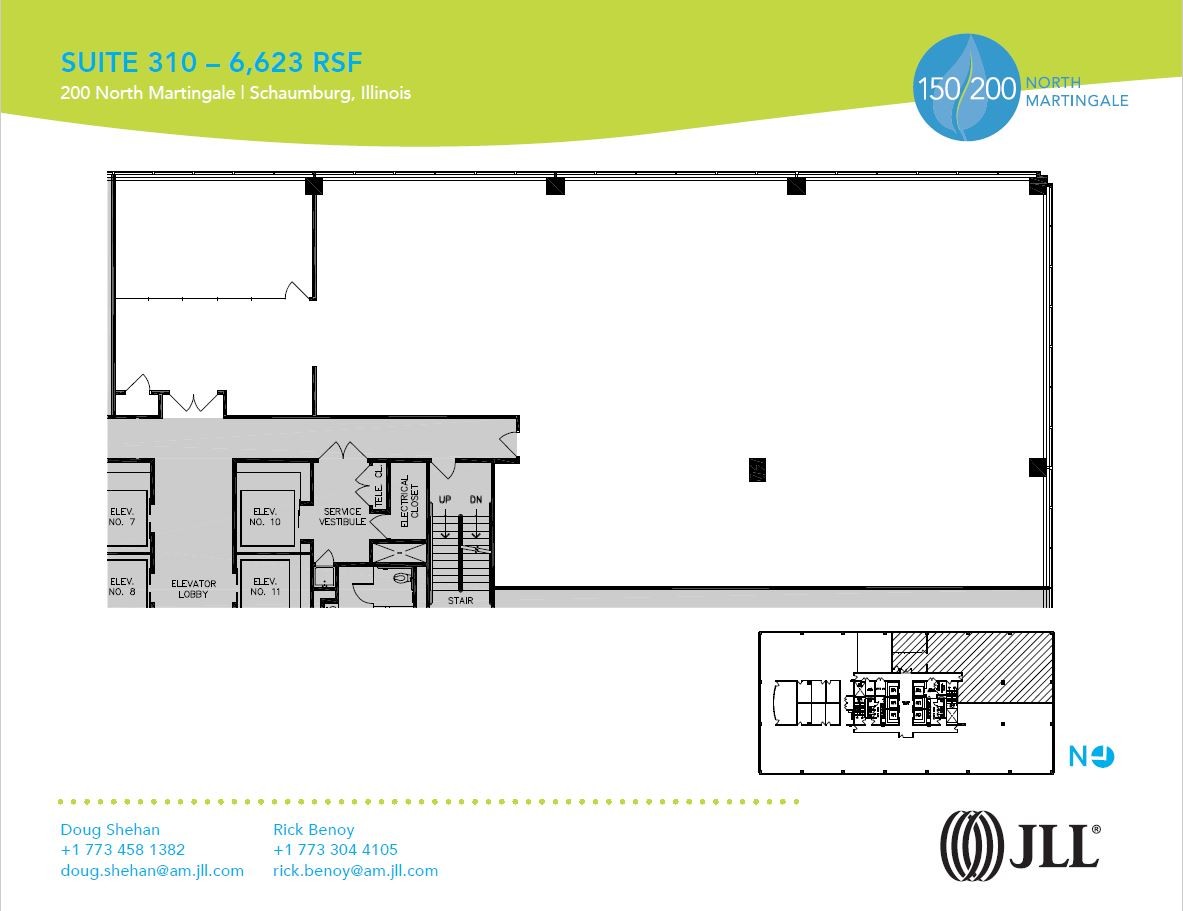 150 N Martingale Rd, Schaumburg, IL en alquiler Plano de la planta- Imagen 1 de 1