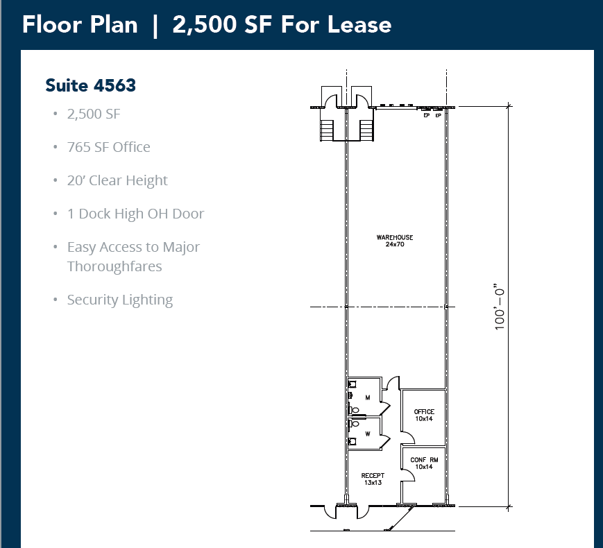 5029-5047 Martin Luther King Fwy, Fort Worth, TX en alquiler Plano de la planta- Imagen 1 de 1