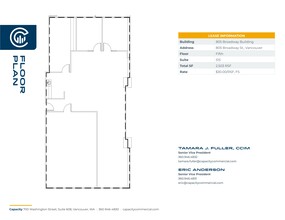 805 Broadway St, Vancouver, WA en alquiler Plano del sitio- Imagen 1 de 1