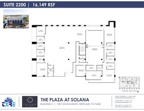 1301 Solana Blvd, Westlake, TX en alquiler Plano de la planta- Imagen 1 de 1