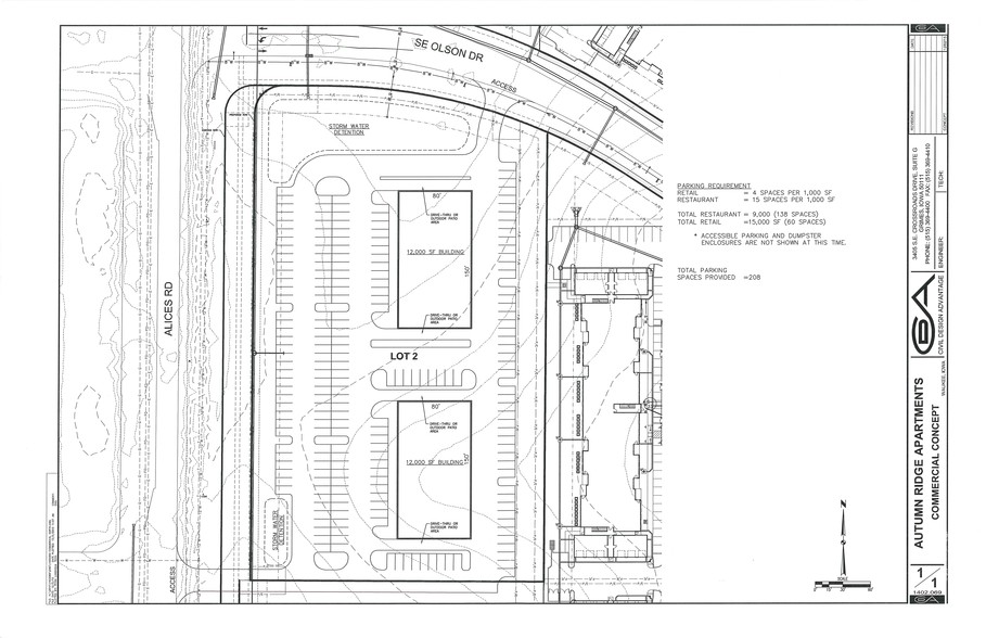 727-739 SE Alices Rd, Waukee, IA en alquiler - Plano del sitio - Imagen 3 de 3