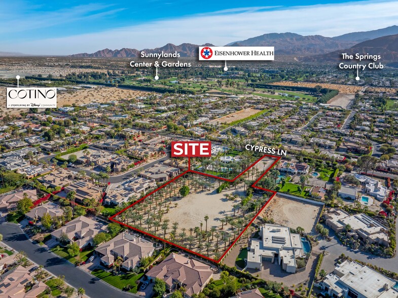 Cypress Ln, Rancho Mirage, CA en venta - Vista aérea - Imagen 2 de 3