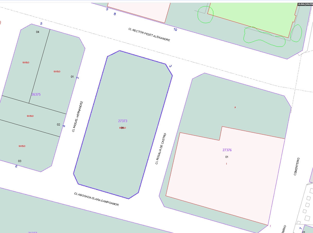 Terreno en Albal en venta Plano de la planta- Imagen 1 de 19