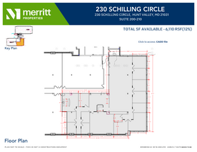 215 Schilling Cir, Hunt Valley, MD en alquiler Plano de la planta- Imagen 1 de 1