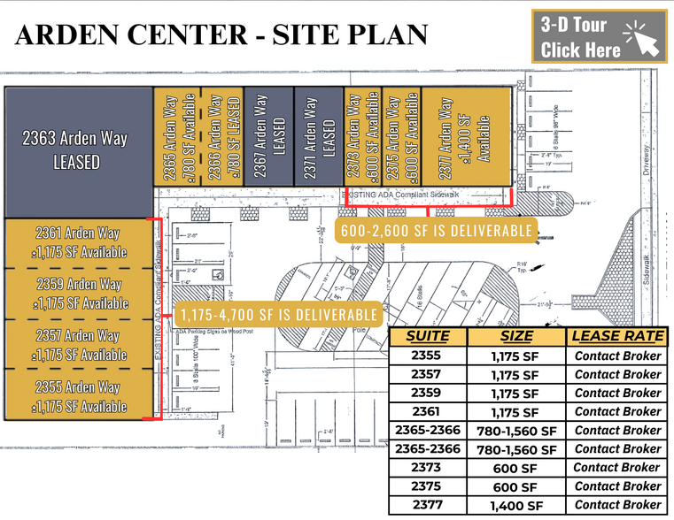 2355-2377 Arden Way, Sacramento, CA en alquiler - Foto del edificio - Imagen 3 de 12