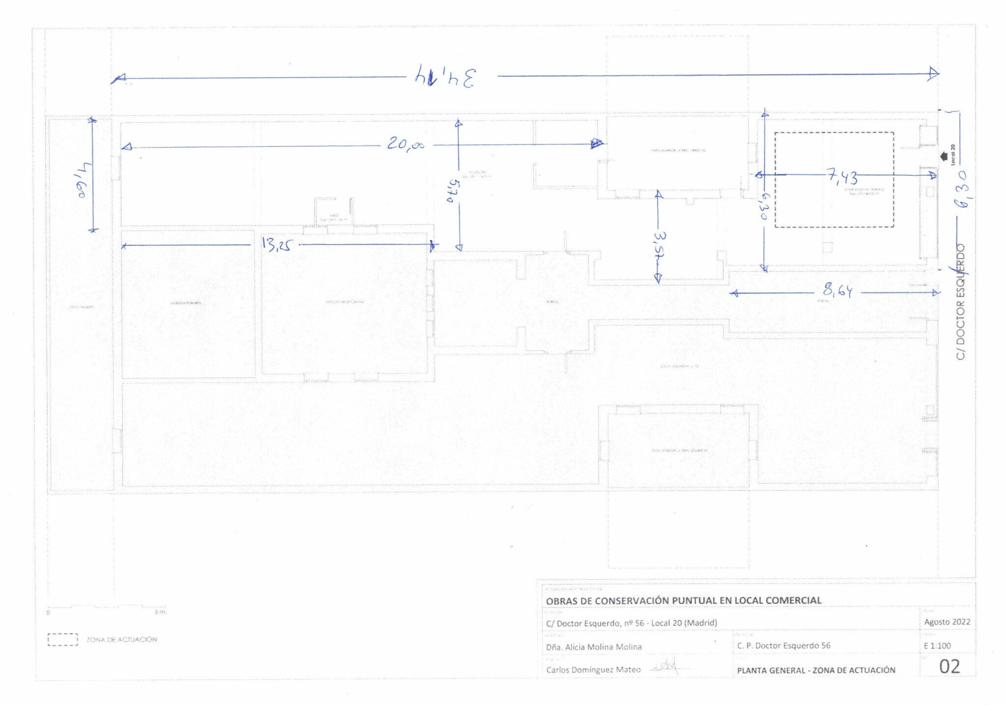 Calle del Doctor Esquerdo, 56, Madrid, Madrid en alquiler Plano de planta tipo- Imagen 1 de 1