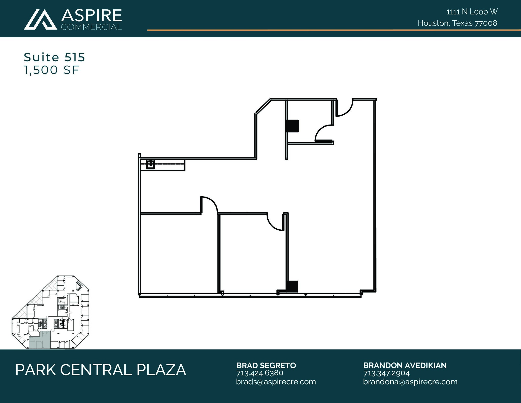 1111 N Loop W, Houston, TX en alquiler Plano de la planta- Imagen 1 de 1