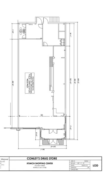 146 High St, Ipswich, MA en alquiler - Plano de la planta - Imagen 3 de 10