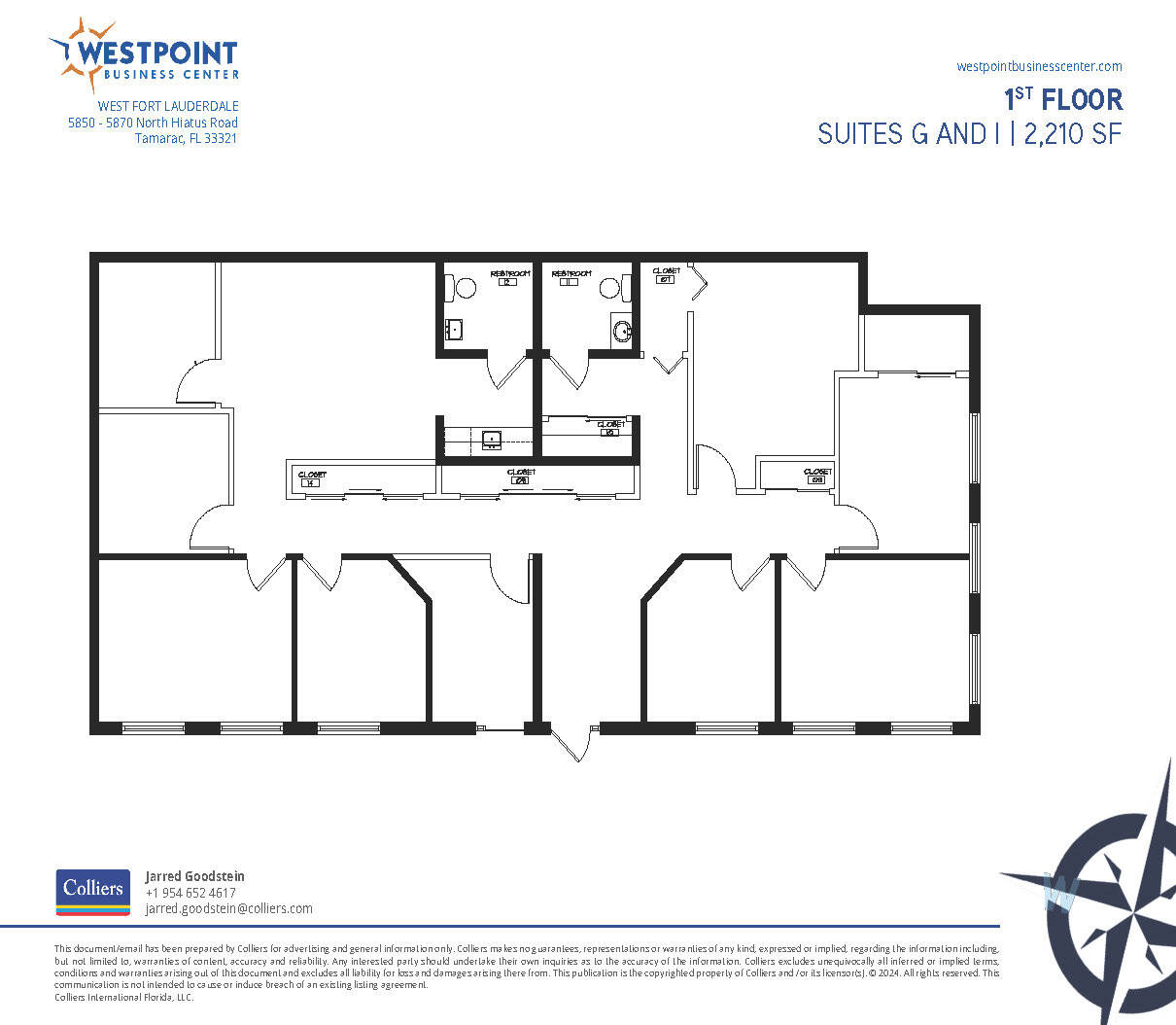 5850 N Hiatus Rd, Fort Lauderdale, FL en alquiler Plano de la planta- Imagen 1 de 1