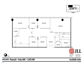 3455 Peachtree Rd NE, Atlanta, GA en alquiler Plano de la planta- Imagen 1 de 2