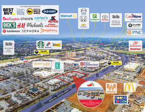 2741 Medical Center Pky, Murfreesboro, TN - VISTA AÉREA  vista de mapa - Image1