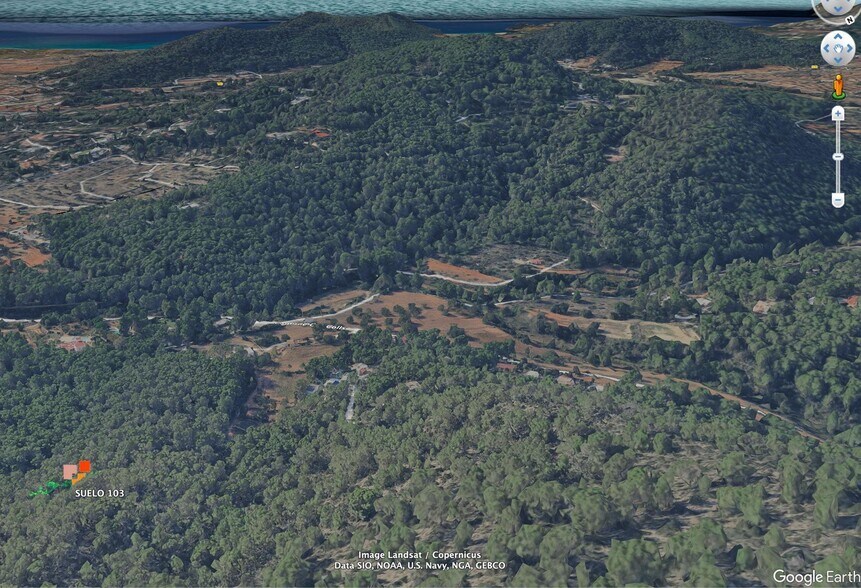 Terreno en Sant Josep de sa Talaia, Islas Baleares en venta - Vista aérea - Imagen 3 de 7