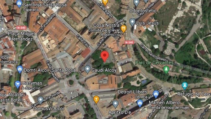 Carrer Nofre Jordà, 16, Alcoy, Alicante en venta - Vista aérea - Imagen 2 de 3