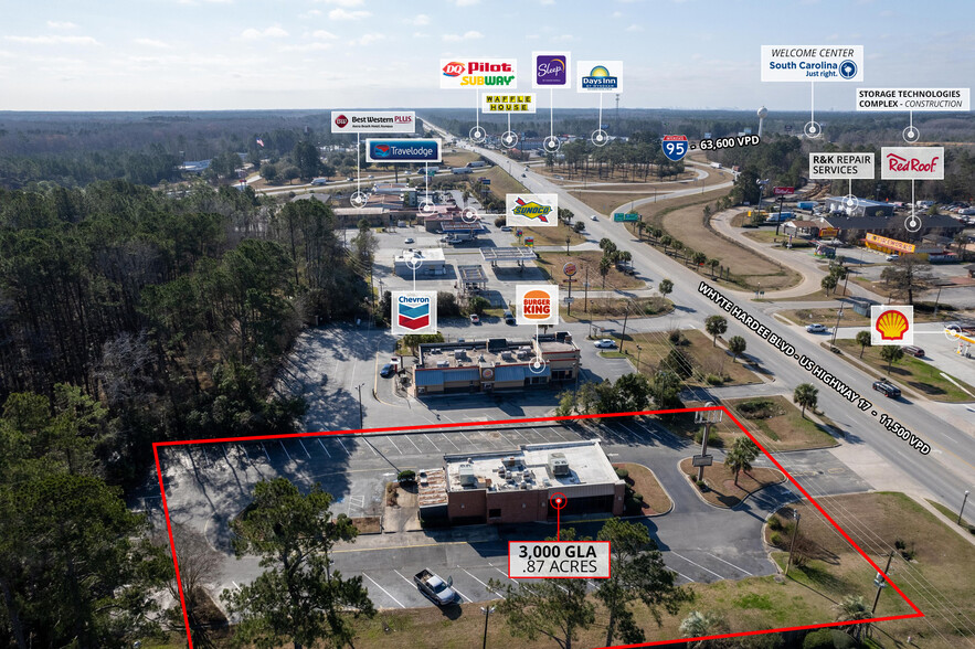 18896 Whyte Hardee Blvd, Hardeeville, SC en alquiler - Vista aérea - Imagen 1 de 3