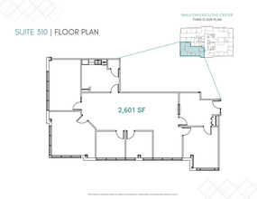 400 S County Farm Rd, Wheaton, IL en alquiler Plano de la planta- Imagen 1 de 1