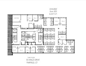 55 Walls Dr, Fairfield, CT en alquiler Plano de la planta- Imagen 1 de 1