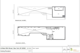 11 W 25th St, New York, NY en alquiler Plano de la planta- Imagen 2 de 6