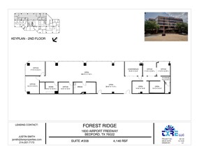 1600 Airport Fwy, Bedford, TX en alquiler Plano de la planta- Imagen 1 de 1