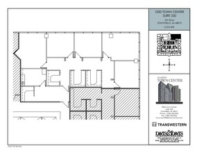 1000-4000 Town Center, Southfield, MI en alquiler Plano de la planta- Imagen 2 de 2