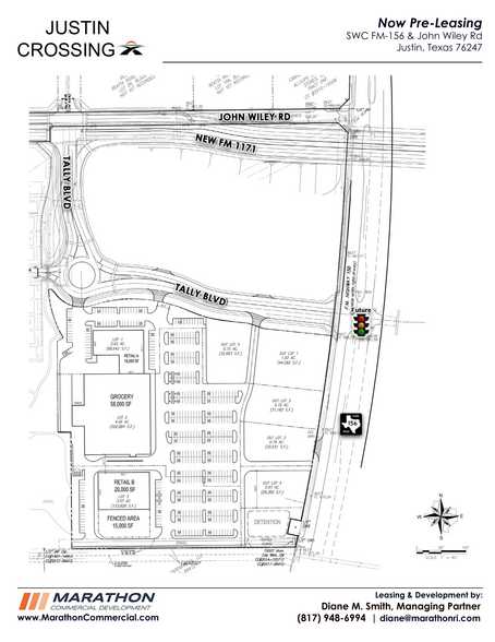 SWC FM-156 & John Wiley Rd, Justin, TX en alquiler - Plano del sitio - Imagen 2 de 5