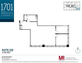 1701 E Woodfield Rd, Schaumburg, IL en alquiler Plano de la planta- Imagen 1 de 1