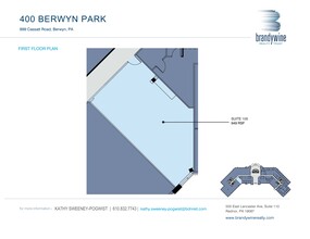 100 Berwyn Park, Berwyn, PA en alquiler Plano del sitio- Imagen 1 de 13