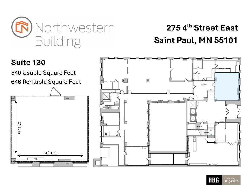 275 4th St E, Saint Paul, MN en alquiler Plano de la planta- Imagen 1 de 1