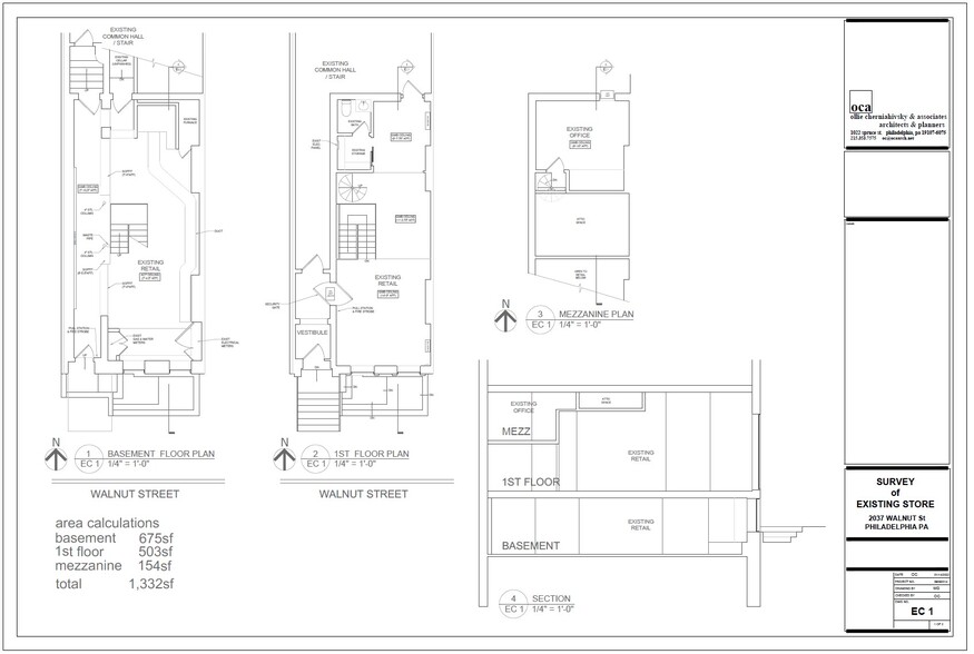 2037 Walnut St, Philadelphia, PA en alquiler - Foto del edificio - Imagen 2 de 2