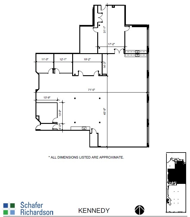 2300-2310 Kennedy St NE, Minneapolis, MN en alquiler Plano de la planta- Imagen 1 de 1